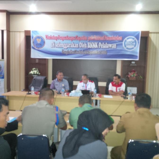 BNNK Pelalawan Taja Workshop Pengembangan Kapasitas di Instansi Pemerintahan
