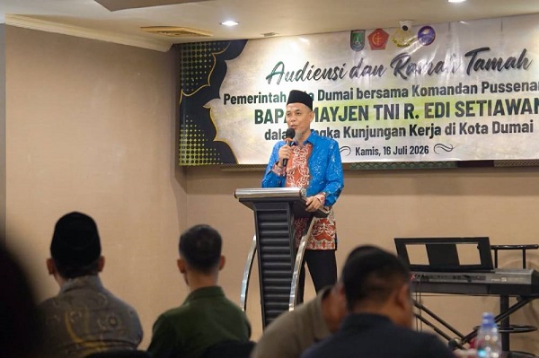 Wali Kota Dumai Sambut Kunjungan Kerja Komandan Pussenarhanud