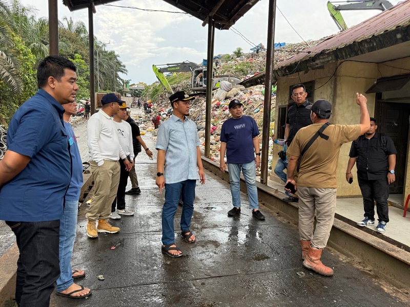 Masih Suasana Lebaran, Agung  Sidak TPA Muara Fajar