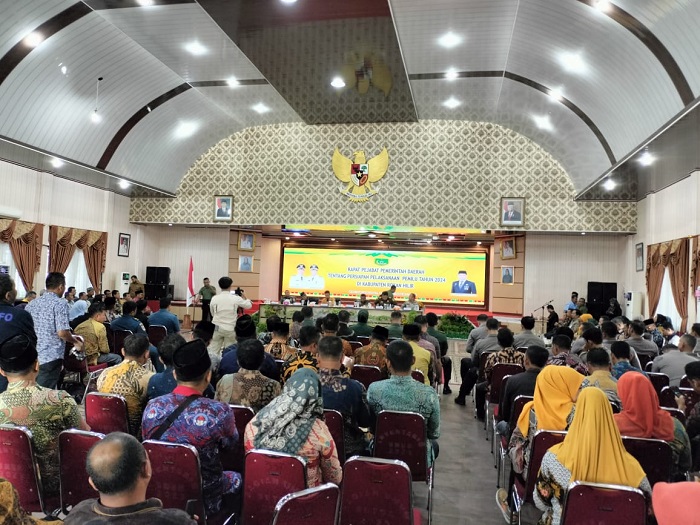 Pimpin Rapat Persiapan Pemilu Tahun 2024, Afrizal Sintong Himbau ASN Netralitas Dalam Pemilu