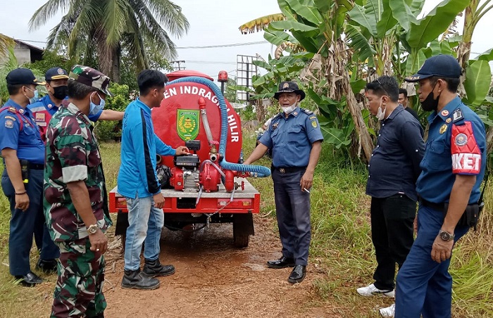 Dapat Pelatihan dan Simulasi Tangani Kebakaran, Tim Satrekar Sungai Salak Diharap Jadi Contoh