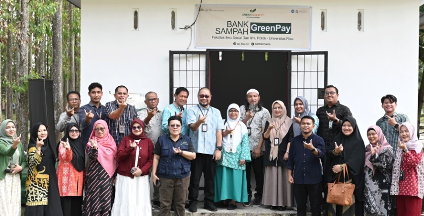 GreenPay, Sinergi Program Peduli Lingkungan dan Dukung Ekonomi SIrkular di FISIP Unri