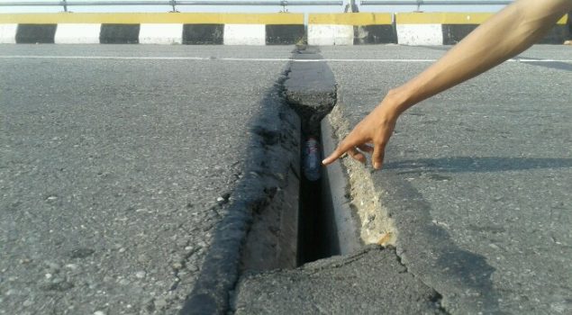 Truk Bertonase Besar Bebas Melintas, Kini Sambungan Jembatan Maredan Mulai Rengkah