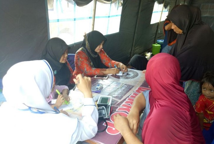 Antisipasi Banjir, BPBD Pekanbaru Dirikan Tenda Pengungsian di Cipta Karya