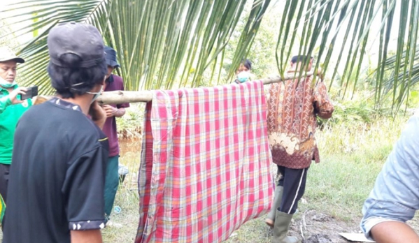 Lima Hari Hilang, Seto Ditemukan  Tinggal Tulang Belulang Dimakan Biawak