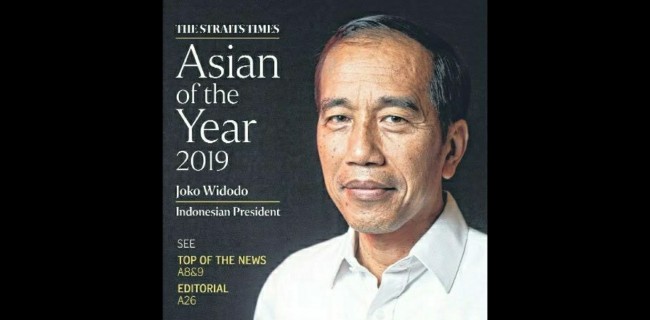 Raih Asian of The Year 2019 dari Straits Times, Jokowi: Terima Kasih...