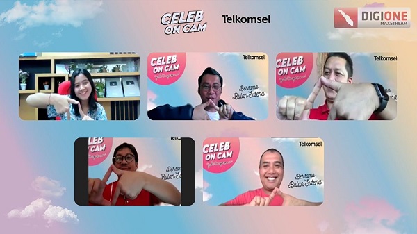 Perkuat Kolaborasi Layanan Digital, Telkomsel Hadirkan Celeb On Cam Bersama Selebgram Bulan Sutena
