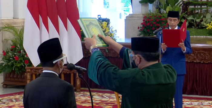 Dilantik Jokowi, Nadiem Jadi Mendikbud Ristek, Bahlil  Menteri Investasi, Laksana  Kepala BRIN
