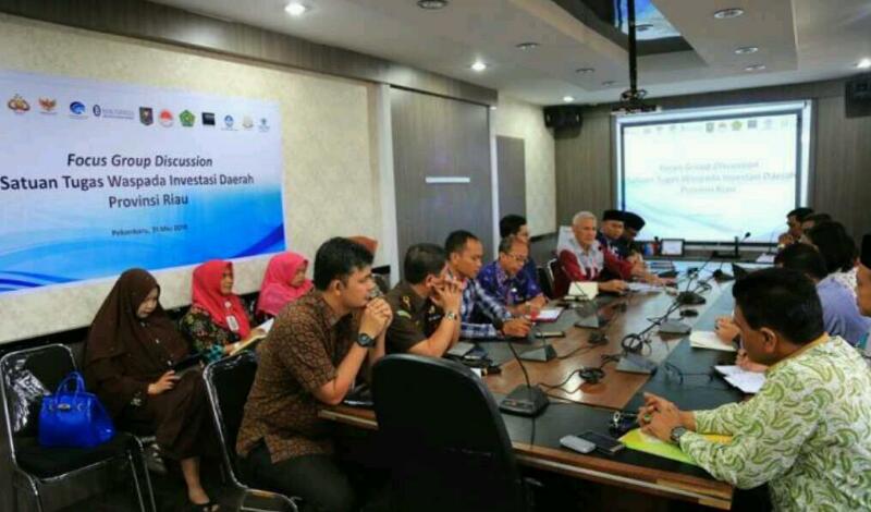 OJK Gelar FGD Satuan Tugas Waspada Investasi Daerah Provinsi Riau