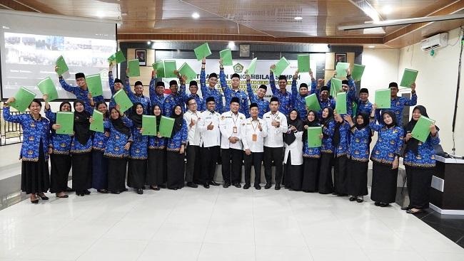 Dilantik Menteri, 1.644 PPPK Resmi Bergabung di Kemenag Riau
