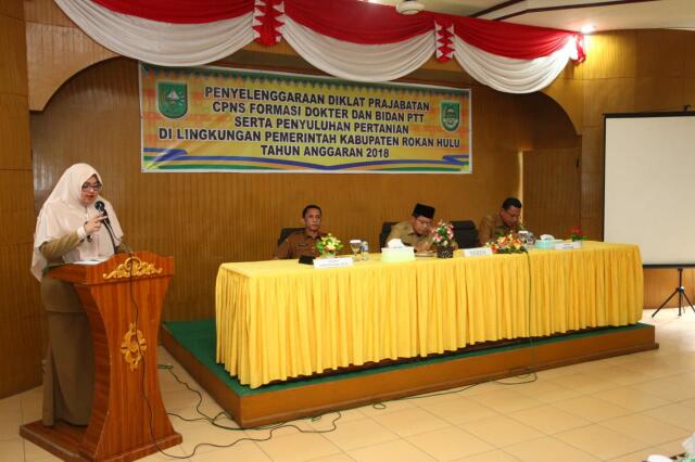 Ratusan CPNS Rohul ikuti Diklat Prajabatan