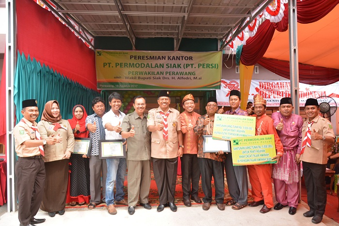 Wabup Alfedri Resmikan Kantor PT Persi Perwakilan Perawang