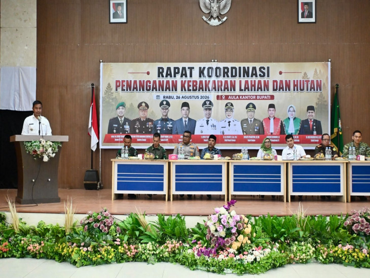 Bupati Kampar Bersama Forkopimda Gelar Rakor Penanganan Karhutla, Tegaskan Komitmen Bersama Cegah Kebakaran Hutan dan Lahan
