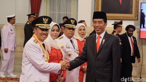 Presiden Resmi Melantik Syamsuar- Edy Natar Sebagai Gubernur -Wagub Riau 2019-2024