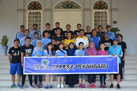 Komunitas Trail Runner Pekanbaru Presentasikan  RTR Pada Bupati Siak