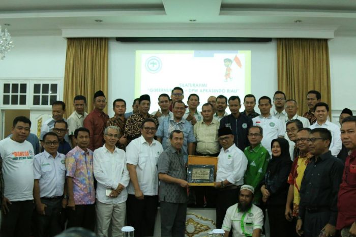 Curhat Soal Harga Sawit, Apkasindo Silaturahmi dengan Gubernur Riau