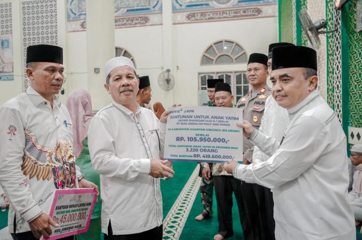 Alhamdulillah... Safari Ramadan RAPP Tahun Ini Santuni 3.220 Anak Yatim di Riau
