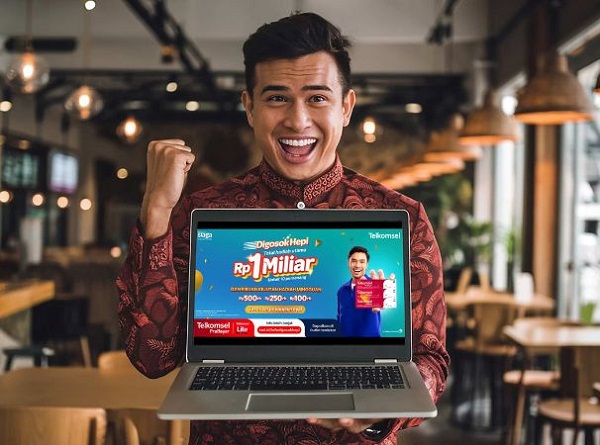 Telkomsel Bagikan THR Lebaran Miliaran Rupiah untuk Pemenang Grand Prize Program Digosok Hepi