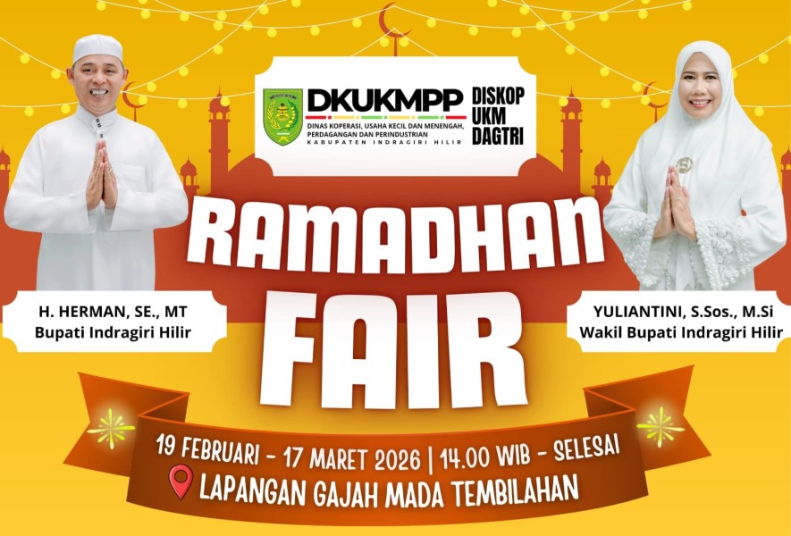 Pemkab Inhil Gelar Ramadan Fair UMKM 2026, Dimeriahkan Berbagai Lomba dan Doorprize Menarik