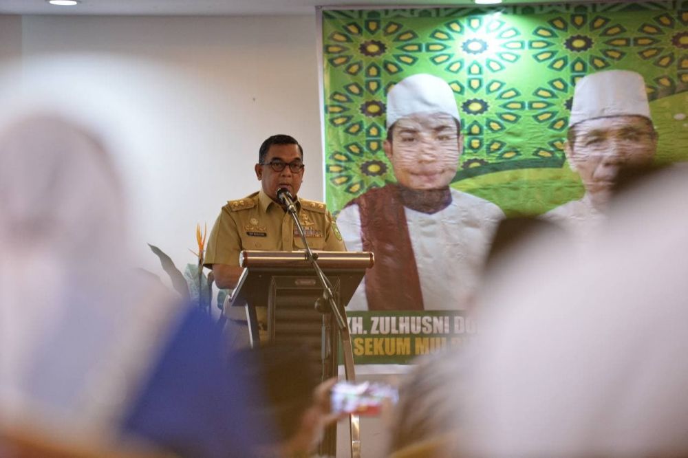 Wagubri Hadiri Musda Ke-7 MUI Provinsi Riau