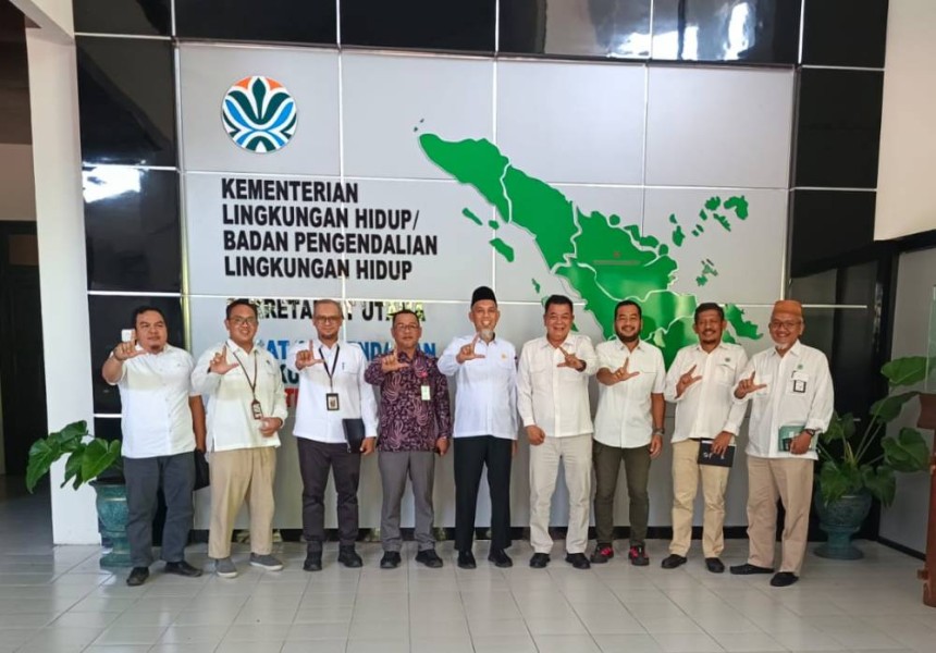 Perkuat Penyelenggaraan Pengelola Persampahan di Kota Dumai, Wako Paisal Laksanakan Koordinasi Bersama Pusdal LH Sumatera