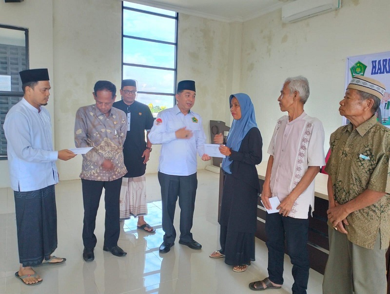 UPZ Kemenag Kampar Distribusikan Zakat ASN Sebesar Rp94,8 Juta
