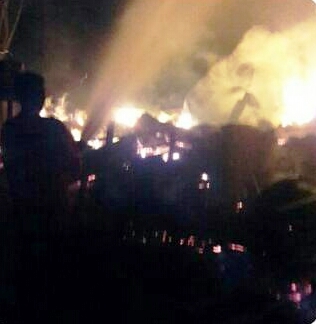 Duarrr... Meledak, Kantor PT BNS Hangus Terbakar, Kerugian Ratusan Juta