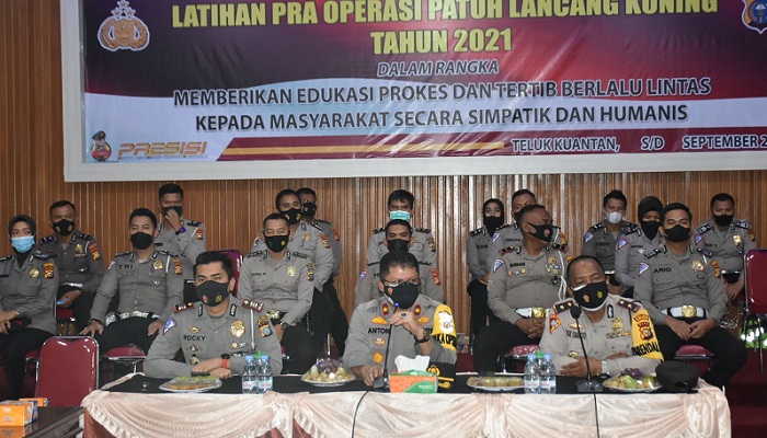 Senin, Polres Kuansing Lakukan Operasi Patuh Lancang Kuning 