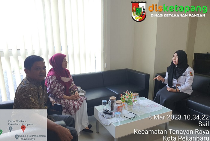 Perwakilan Holding Food.id PPI Kunjungi Dinas Ketahanan Pangan Pekanbaru