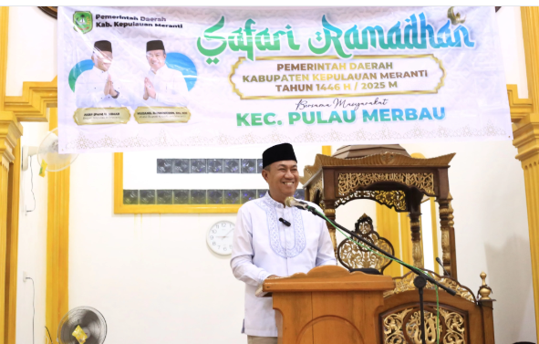 Wabup Kepulauan Meranti Safari Ramadhan di Desa Semukut