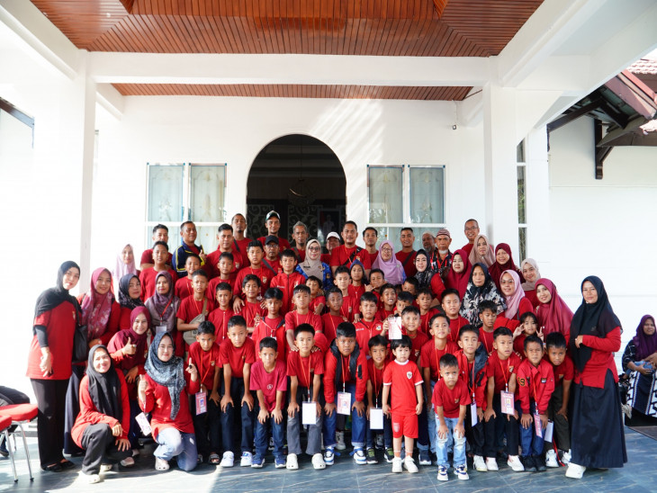 Wakil Bupati Kampar Lepas Keberangkatan Tim Kampar Junior FA U-10, U-11 dan U-12