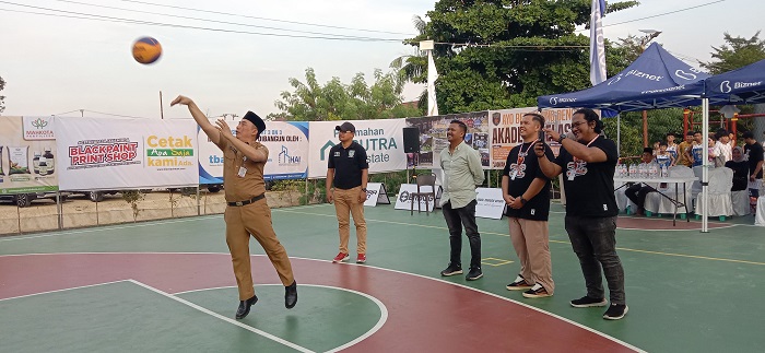 Kadispora Pekanbaru Buka Turnamen Basket Riau 3 on 3 Selasar Cup 2025