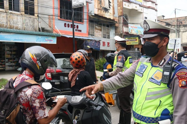 300 Kendaraan Terjaring Operasi Penertiban Pajak di  Dumai