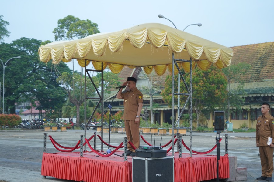 Bupati Tegaskan Disiplin dan Kualitas Pelayanan ASN Inhil