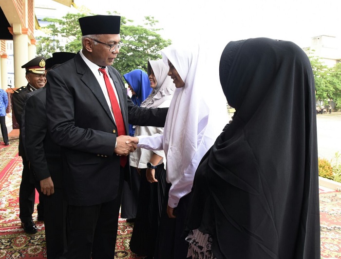 Pj Bupati Inhil Pimpin Upacara Peringatan Hardiknas ke -110