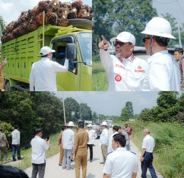 Tidak Berkontribusi Memperbaiki Jalan Rusak, Bupati Zukri Tegur Perusahaan Sawit
