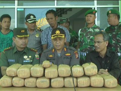 Ngaku Bawa Ikan Asin,  Pemuda Asal Aceh Dibekuk Personel TNI Bawa 17 Kilogram Ganja