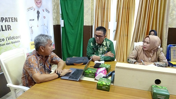 Pemkab Inhil Hadiri Rapat Virtual GPM Serentak se-Indonesia