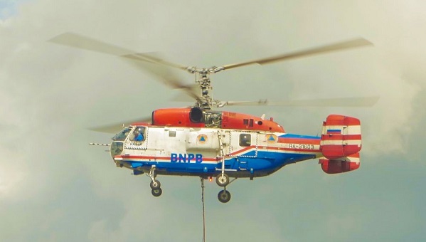 Pengajuan Tambahan Helikopter Water Boombing Riau Disetujui
