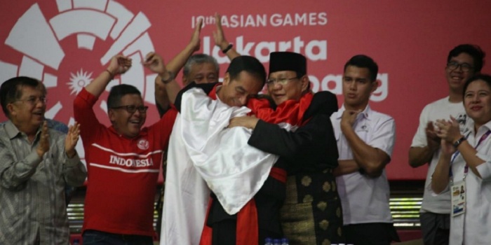BIKIN ADEM....Gara-gara Hanifan Yudani Kusumah, Prabowo-Jokowi Bisa Berpelukan