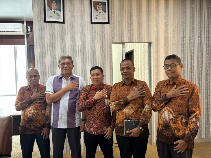 PWRI Kampar Jalin Silaturahmi dengan BRK Syariah Bangkinang