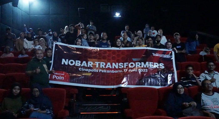 Telkomsel Hadirkan Pengalaman Seru Nonton Bareng Film Transformers: Rise of the Beasts di Pekanbaru