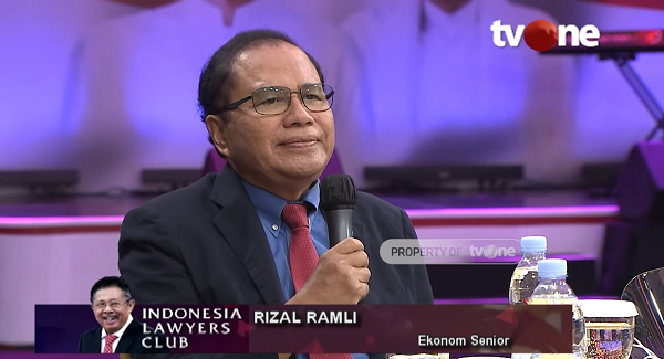 Rizal Ramli: Satu Tahun, Bukannya Sudah 6 Tahun?