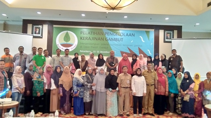 Libatkan Riau dan Jambi, BRG Adakan Pelatihan Pengelolaan Kerajinan Gambut di Pekanbaru