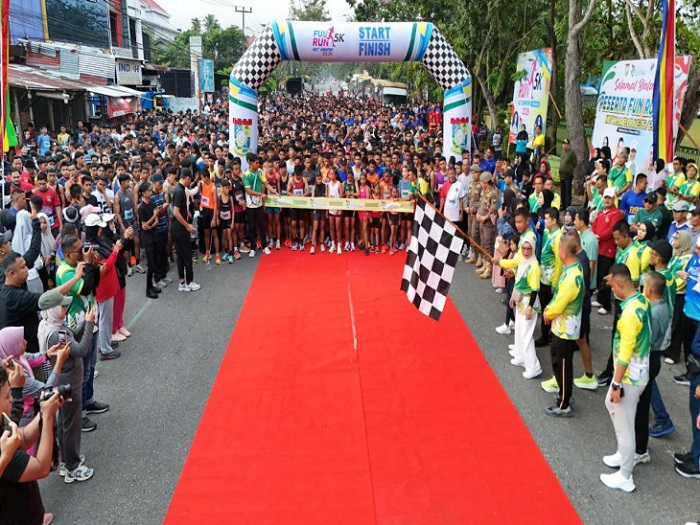 2.500 Peserta Ikuti Fun Run   HUT  Kampar Ke-76