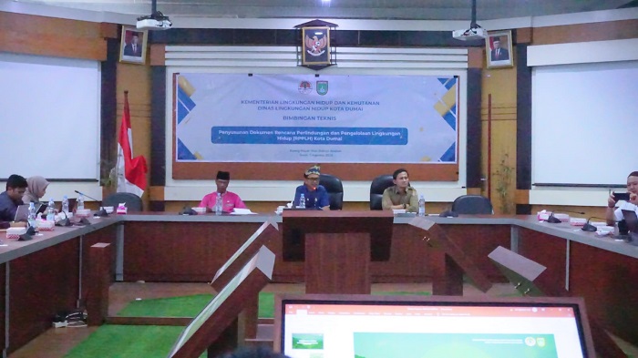 Dukung Keberlanjutan Lingkungan Hidup, Pemerintah Kota Dumai Menyelenggarakan Bimbingan Teknis Penyusunan RPPLH
