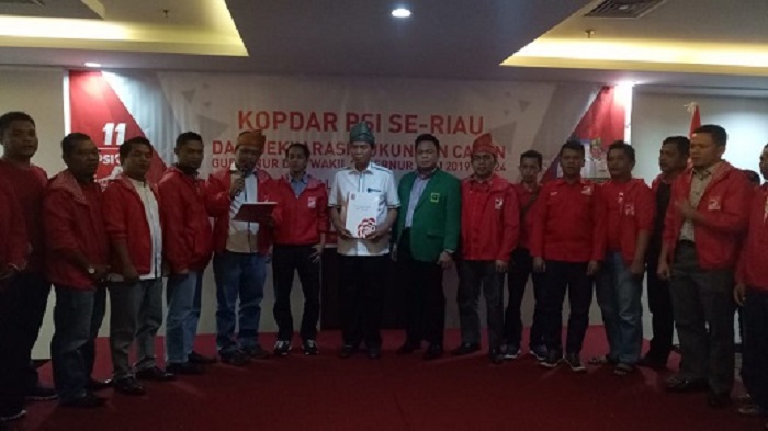 Terus Bertambah, DPW PSI Riau Dukung Paslon Firdaus-Rusli Effendi di Pilgubri 2018