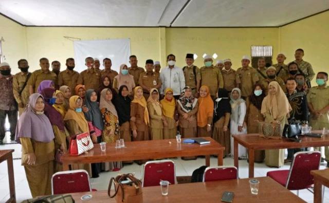 Kadisdikpora Rohul Turun ke Kecamatan, Sosialisasikan BOS, DAK 2020 dan BPJS Ketenagakerjaan
