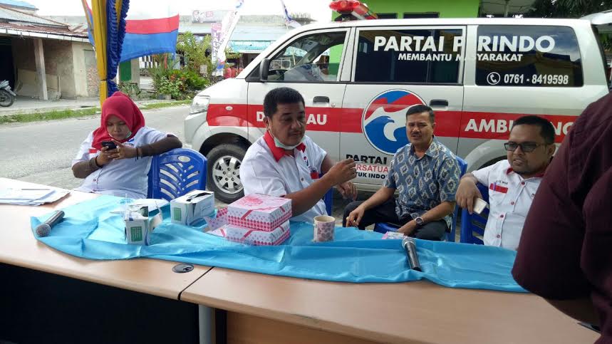 Cegah DBD, Partai Perindo Riau Lakukan Fogging dan Pengobatan Gratis