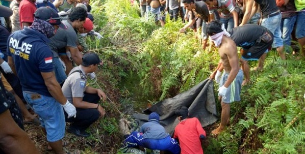 Dua Hari Menghilang, Joko Ditemukan Tewas di Irigasi PT PHIP Tanjung Simpang